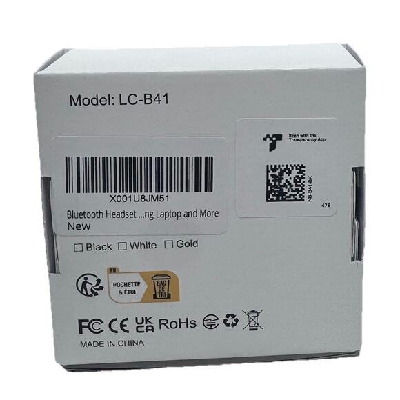 Bluetooth Earpiece V5.0 Wireless Handsfree Driving Headset w/ Microphone 24 Hrs - Picture 10 of 10